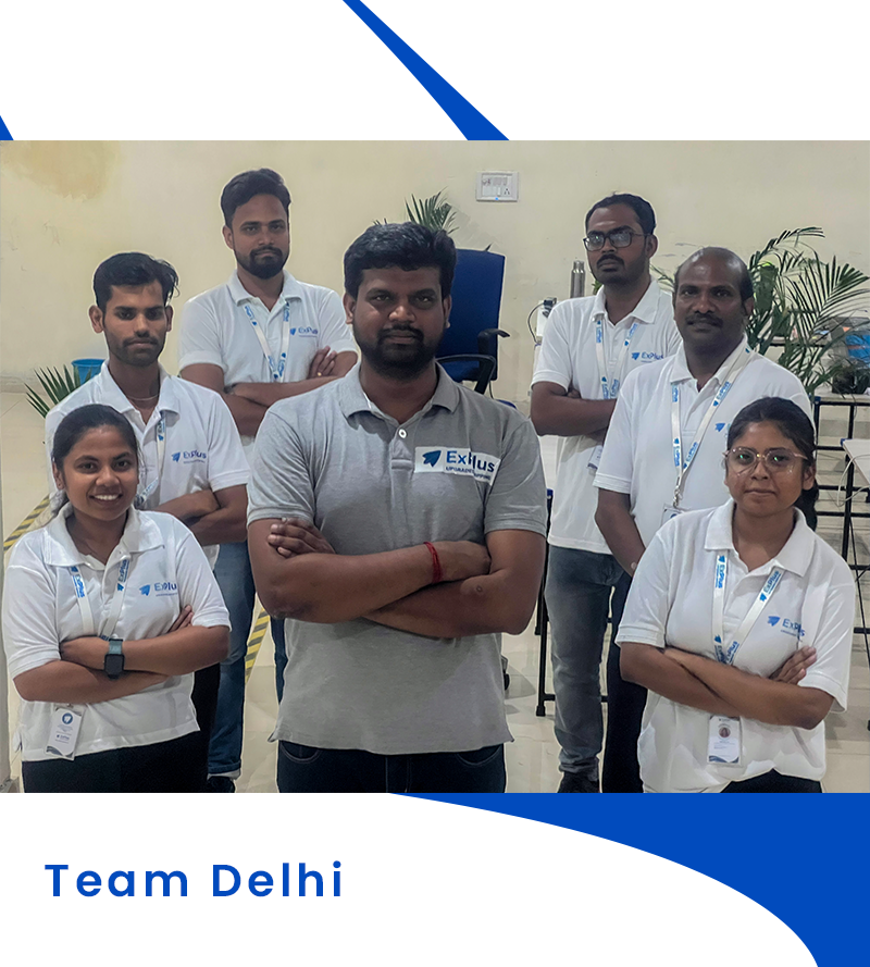 Team Delhi at Explus Fulfillment, featuring a diverse group of professionals committed to excellence in e-commerce fulfillment services.