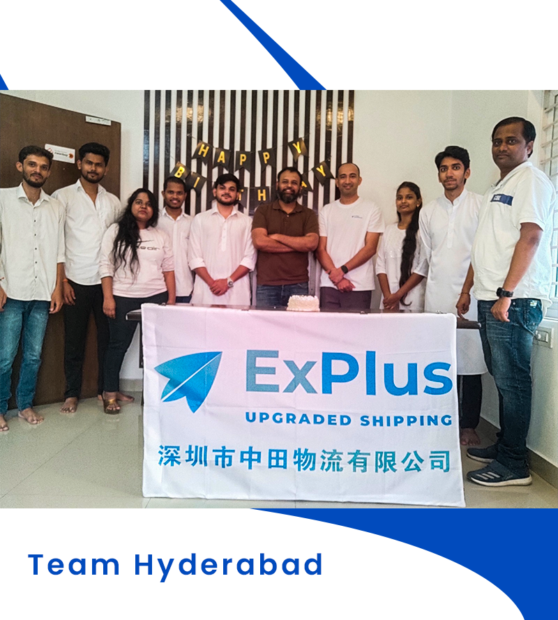 Team Hyderabad at Explus Fulfillment, showcasing a diverse group of dedicated professionals committed to delivering exceptional e-commerce fulfillment services.